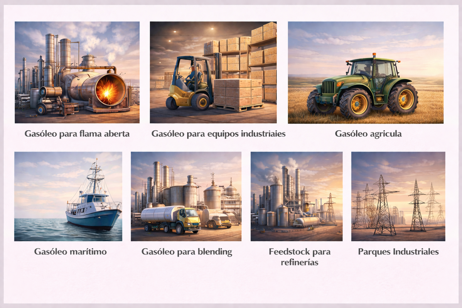 7 mercados de gasóleo